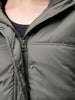 Women's Regular Fit Solid Hooded Puffer Jacket