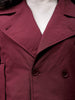Women's Red Straight Solid Trench Coat
