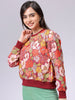 Women's Relaxed Fit Floral Crewneck Sweatshirt