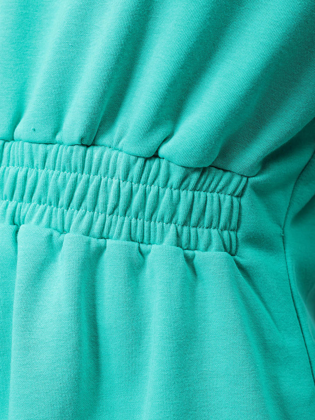 Women's Fit and Flared Solid Crew Neck Sweatshirt