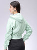 Women's Relaxed Fit Solid Front Open Sweatshirt