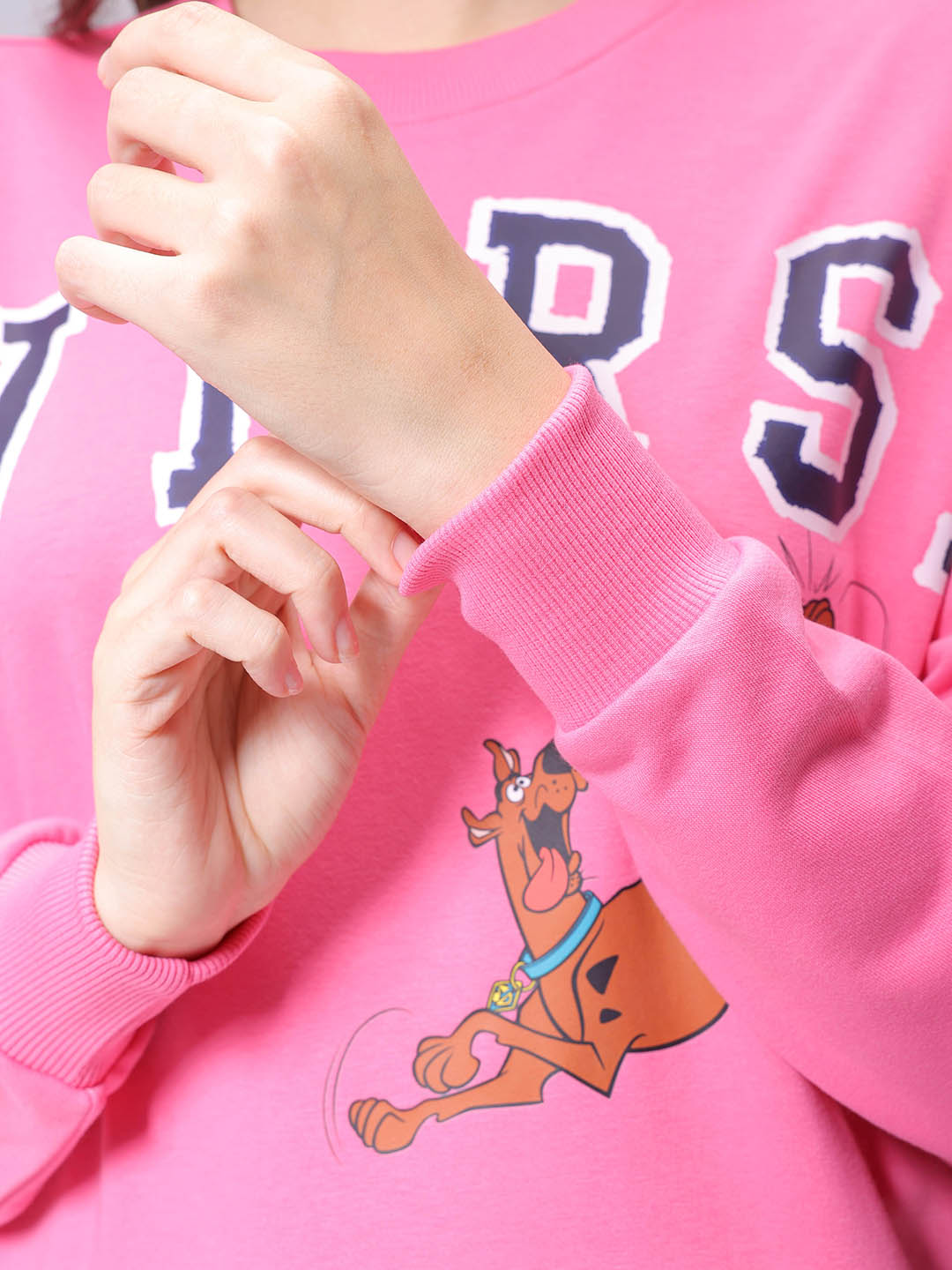 Women's Boxy Scooby Doo Oversized Sweatshirt