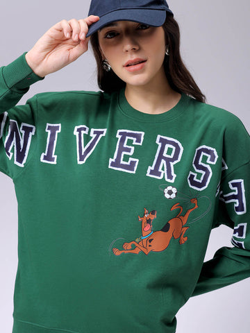 Women's Boxy Scooby Doo Oversized Sweatshirt