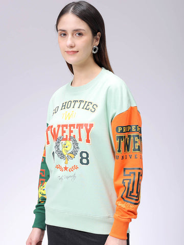 Women's Boxy Looney Tunes Oversized Sweatshirt