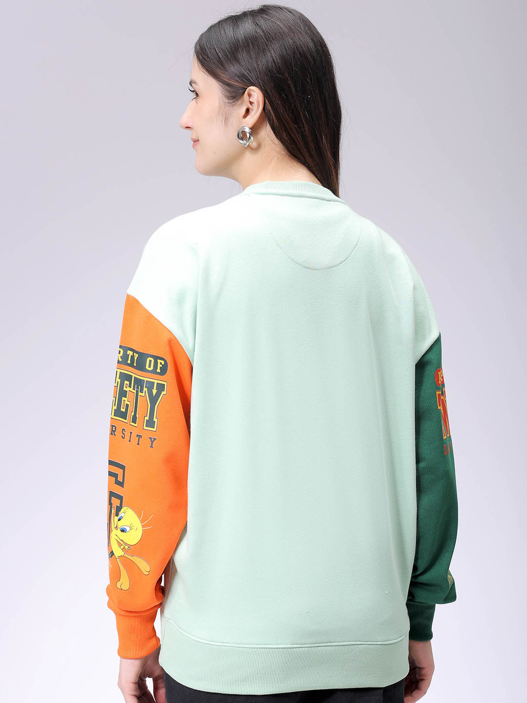 Women's Boxy Looney Tunes Oversized Sweatshirt