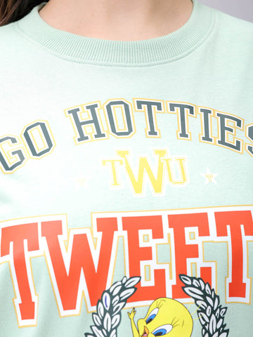 Women's Boxy Looney Tunes Oversized Sweatshirt