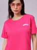 Women's Relaxed Fit Solid Crew Neck Tshirt