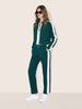 Women's Green Relaxed Fit Colourblocked Casual Coordinates