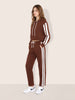 Women's Brown Relaxed Fit Colourblocked Casual Coordinates