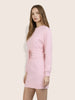 Women's Pink Relaxed Fit Solid Casual Dress