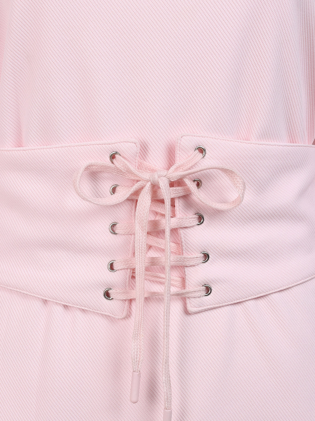 Women's Pink Relaxed Fit Solid Casual Dress