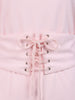 Women's Pink Relaxed Fit Solid Casual Dress