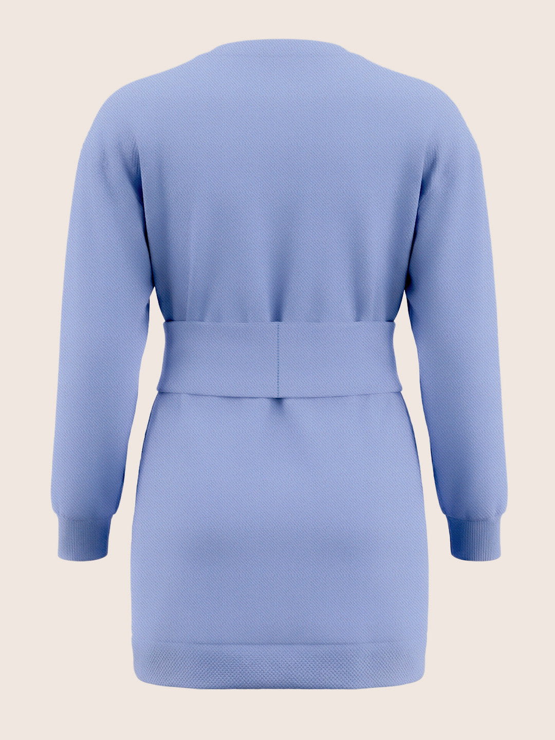 Women's Blue Relaxed Fit Solid Casual Dress