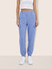 Women's Blue Relaxed Fit Solid Casual Joggers