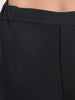 Women's Black Relaxed Fit Solid Casual Joggers