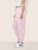 Women's Pink Flare Fit Solid Casual Joggers
