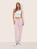 Women's Pink Flare Fit Solid Casual Joggers