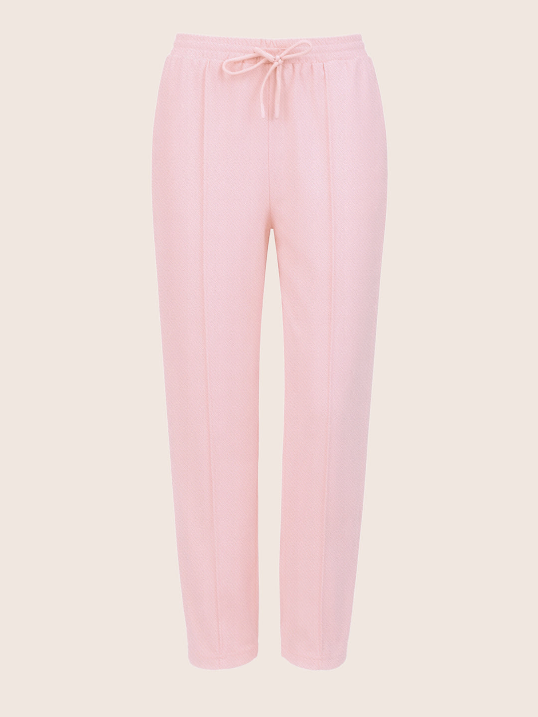 Women's Pink Flare Fit Solid Casual Joggers
