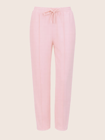 Women's Pink Flare Fit Solid Casual Joggers