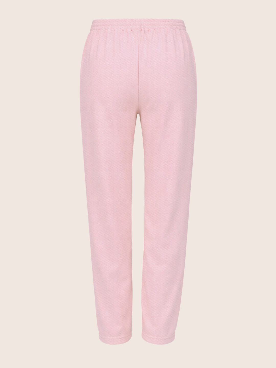 Women's Pink Flare Fit Solid Casual Joggers
