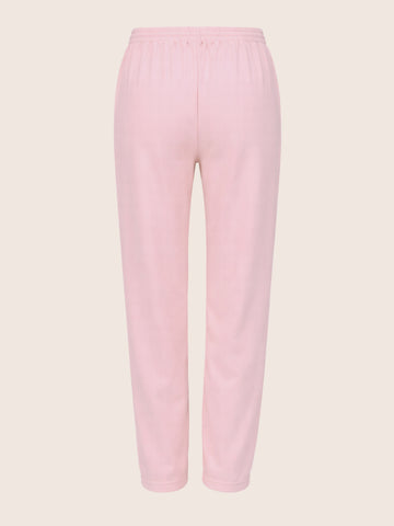 Women's Pink Flare Fit Solid Casual Joggers