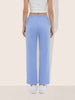 Women's Blue Flare Fit Solid Casual Joggers