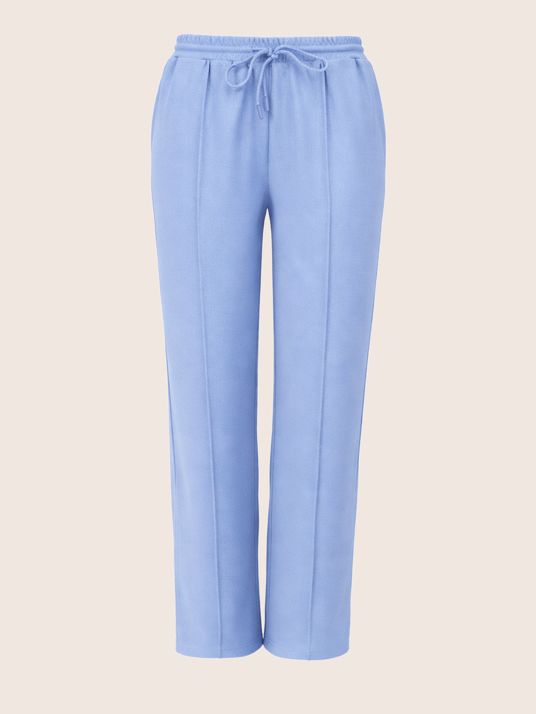 Women's Blue Flare Fit Solid Casual Joggers