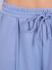 Women's Blue Flare Fit Solid Casual Joggers