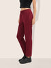Women's Maroon Flare Fit Solid Casual Joggers