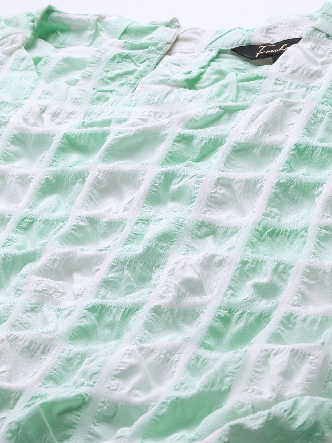 Freehand Women Fitted Textured Top & Skrit Co-ords Set