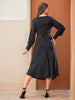 Women's V-Neck Polka Dot Dress