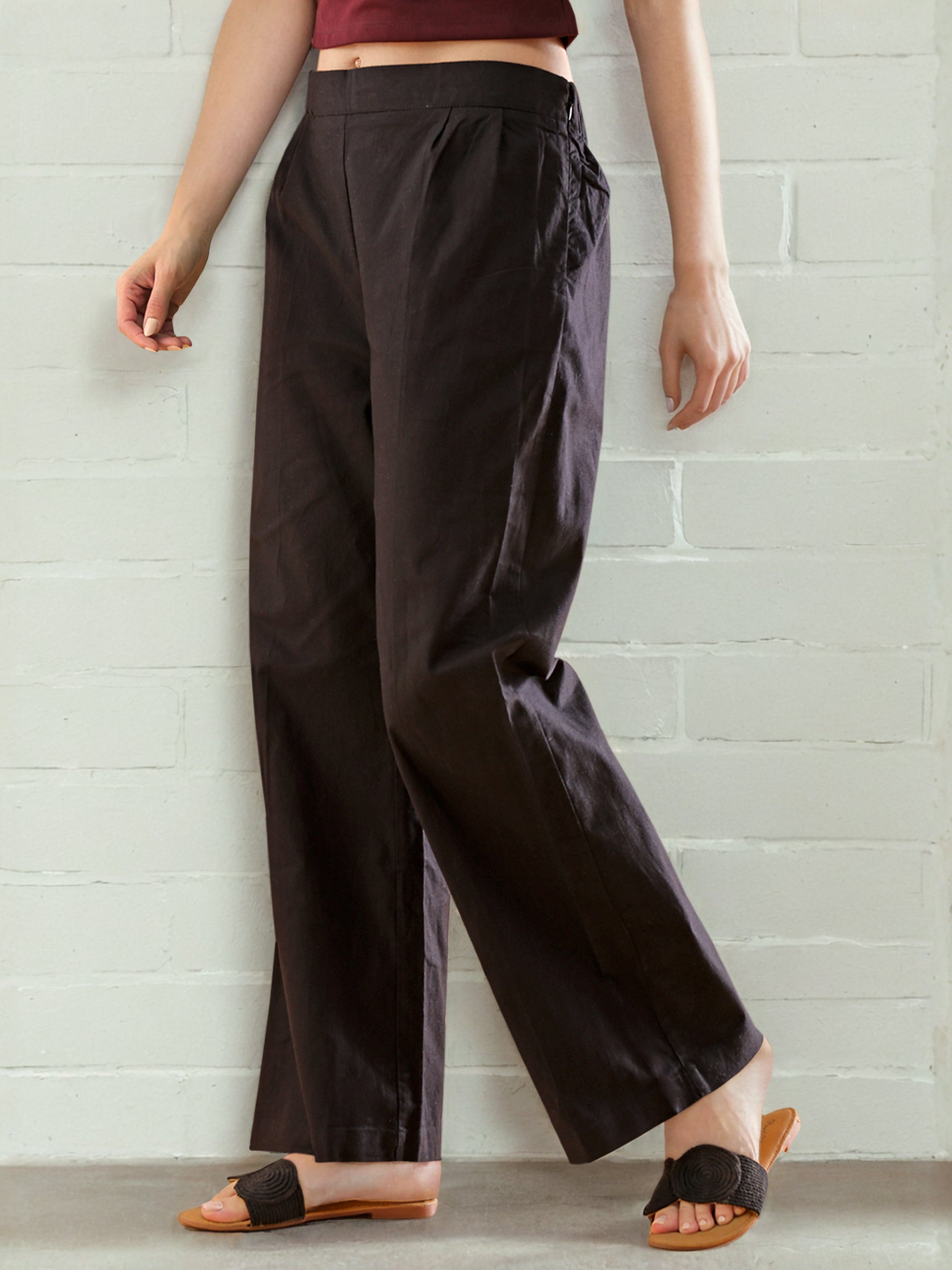 Women's Linen Flare Pant