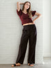 Women's Linen Flare Pant