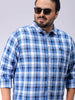 Men's Plus Size Checked Casual Shirt