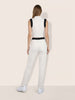 Women's White Regular Fit Solid Athlet Wear Coordinates