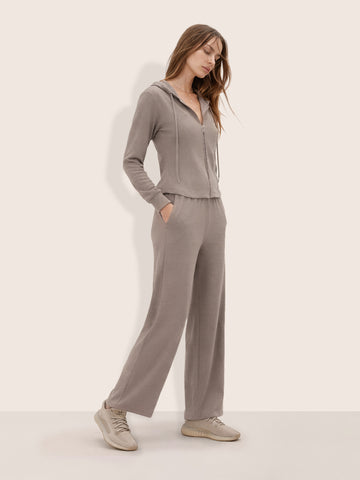 Women's Khaki Regular Fit Solid Sports Wear Coordinates