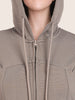 Women's Khaki Regular Fit Solid Sports Wear Coordinates