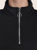 Women's Black Flare Fit Colourblocked Athletic Wear Dress