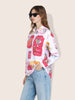Women's Multicolor Relaxed Fit Tom & Jerry Character Shirts