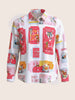 Women's Multicolor Relaxed Fit Tom & Jerry Character Shirts