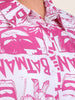 Women's Pink Relaxed Fit Batman Character Shirts