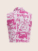 Women's Pink Loose Fit Batman Character Shirts