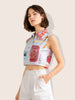 Women's Multicolor Loose Fit Tom & Jerry Character Shirts