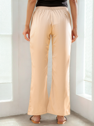 Women's Flare Pants With Elasticated Waistband