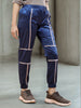 Women's Satin Jogger With Contrast Piping