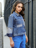 Women's Reverse Denim Contrast Jacket