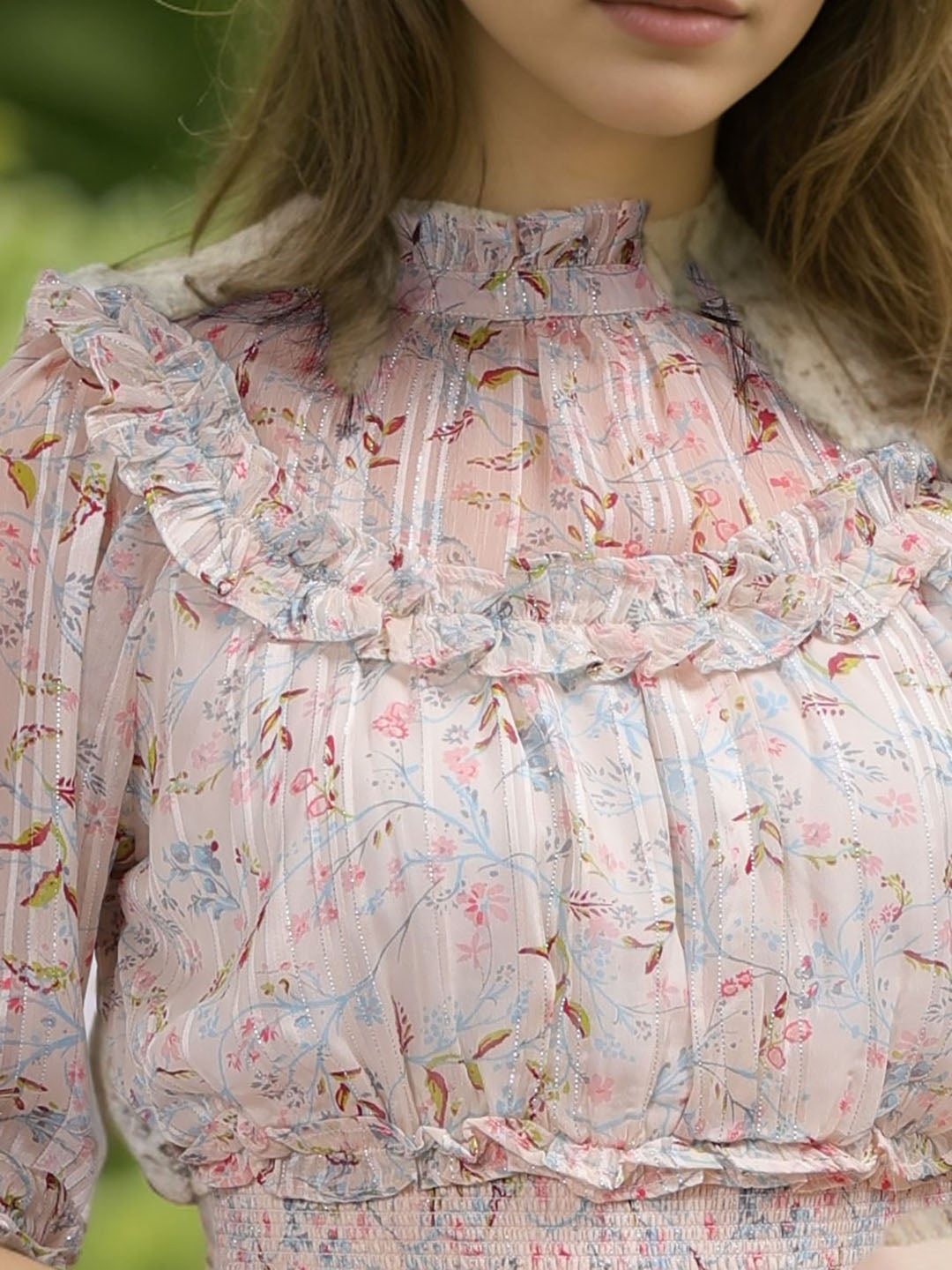 Women's White Fit and Flare Floral Mini Dress