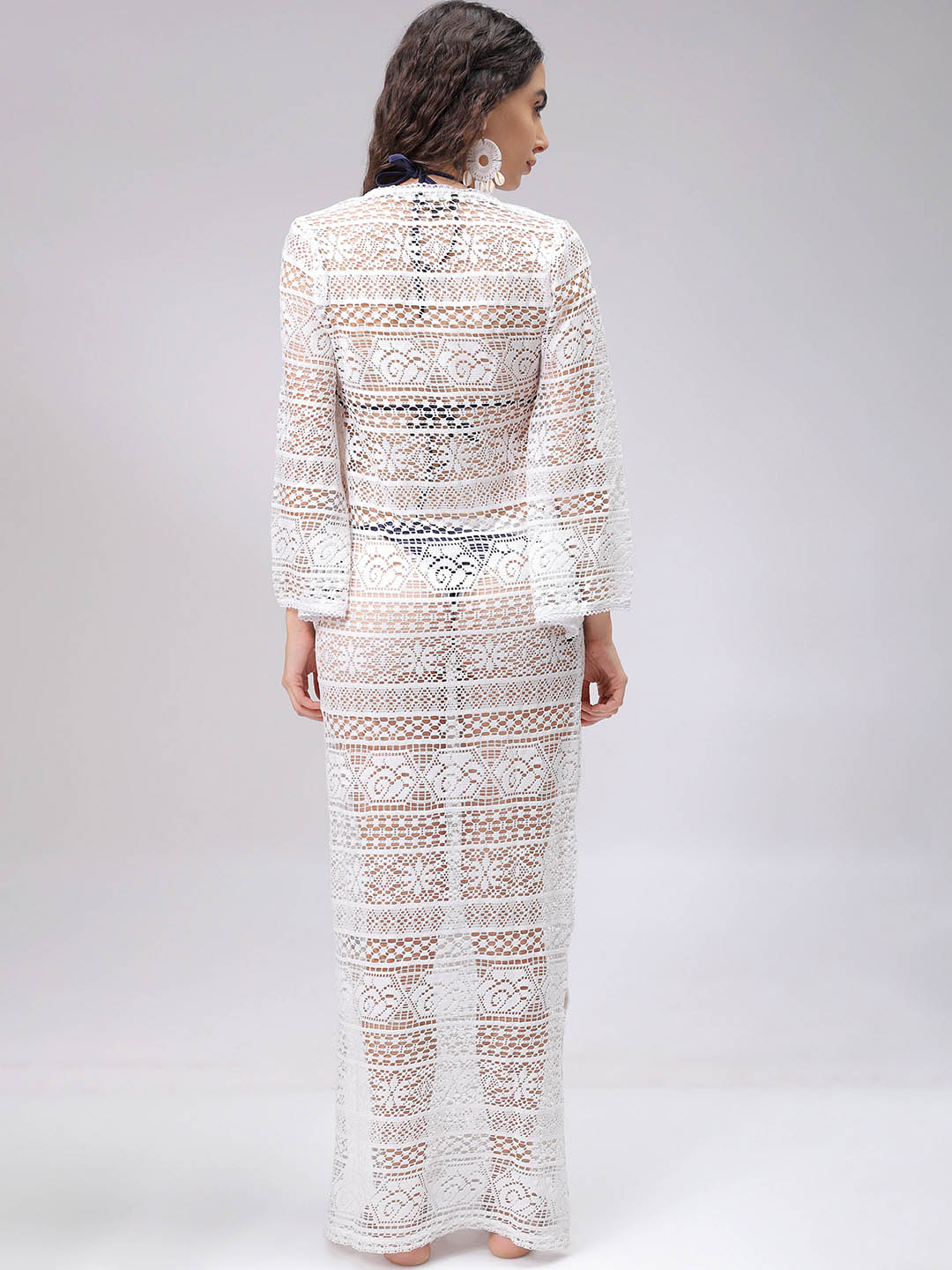 Women's Lace Maxi Cover Up Dress