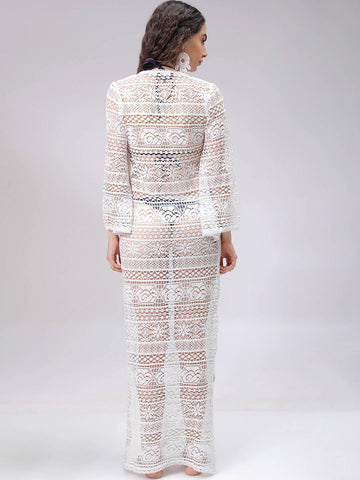 Women's Lace Maxi Cover Up Dress