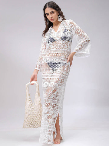 Women's Lace Maxi Cover Up Dress
